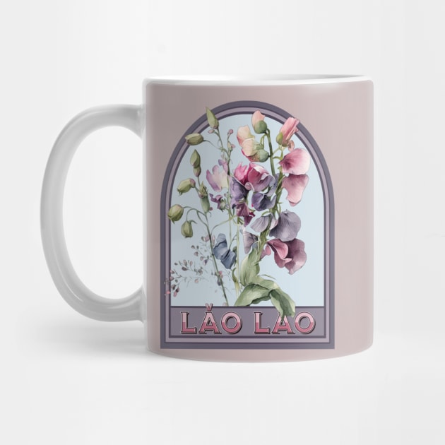 Lǎo lao Vintage Floral Grandmother by HolidayBug
